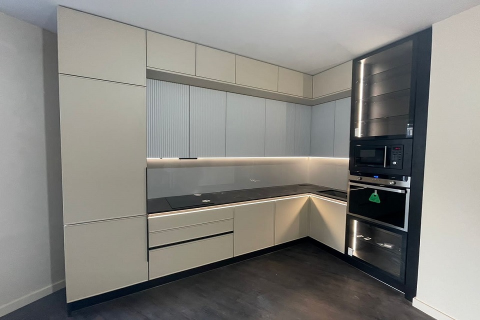 кухня мдф без ручек