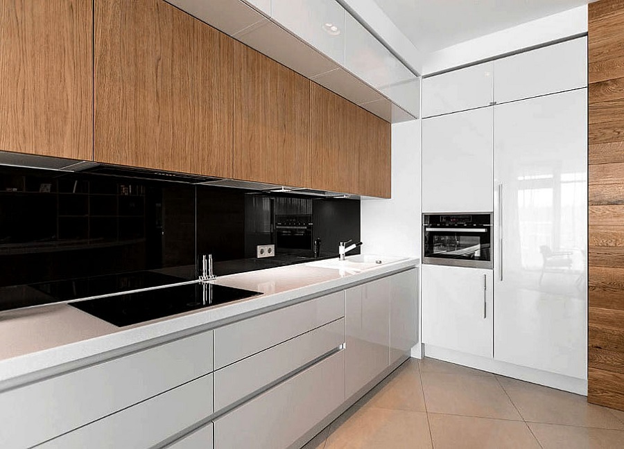 кухня без ручек