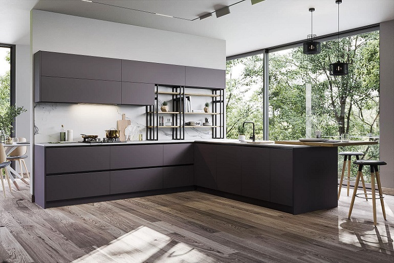 кухня модерн угловая